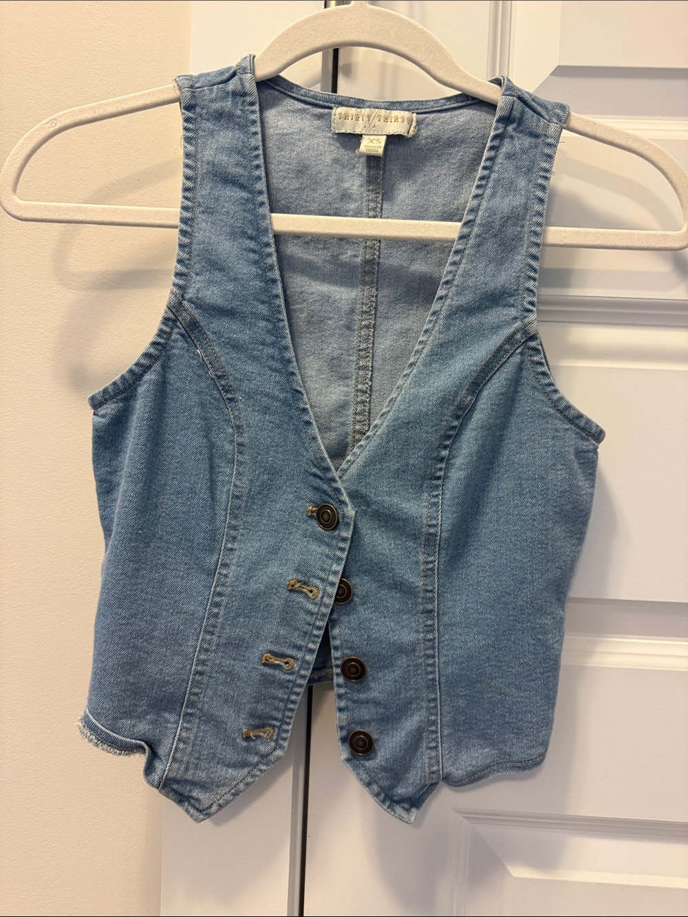 Light Blue Denim Vest - Women's Jeans Vest
